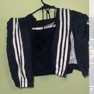 Adidas zip up pants